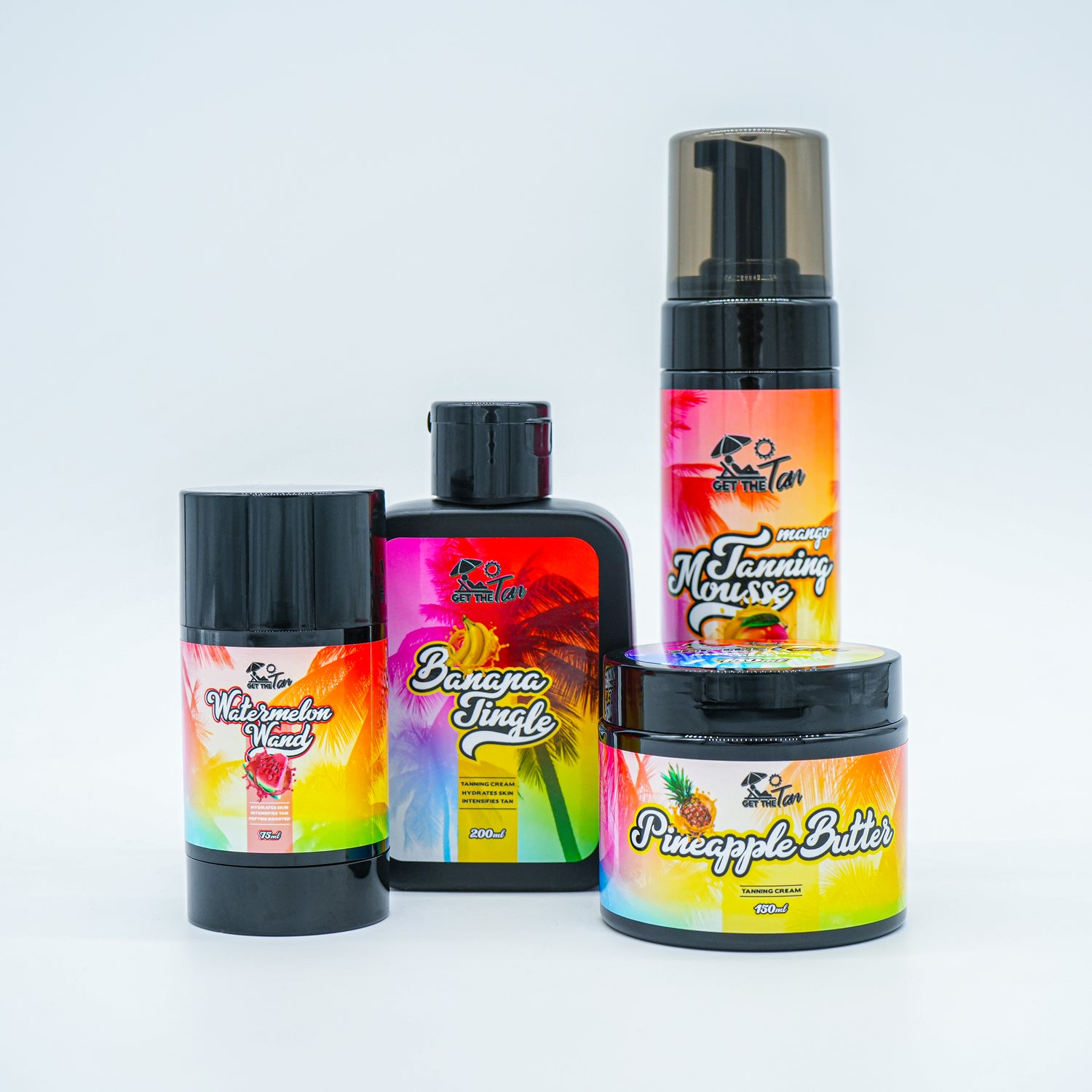 GetTheTan Tanning Solution Product selection